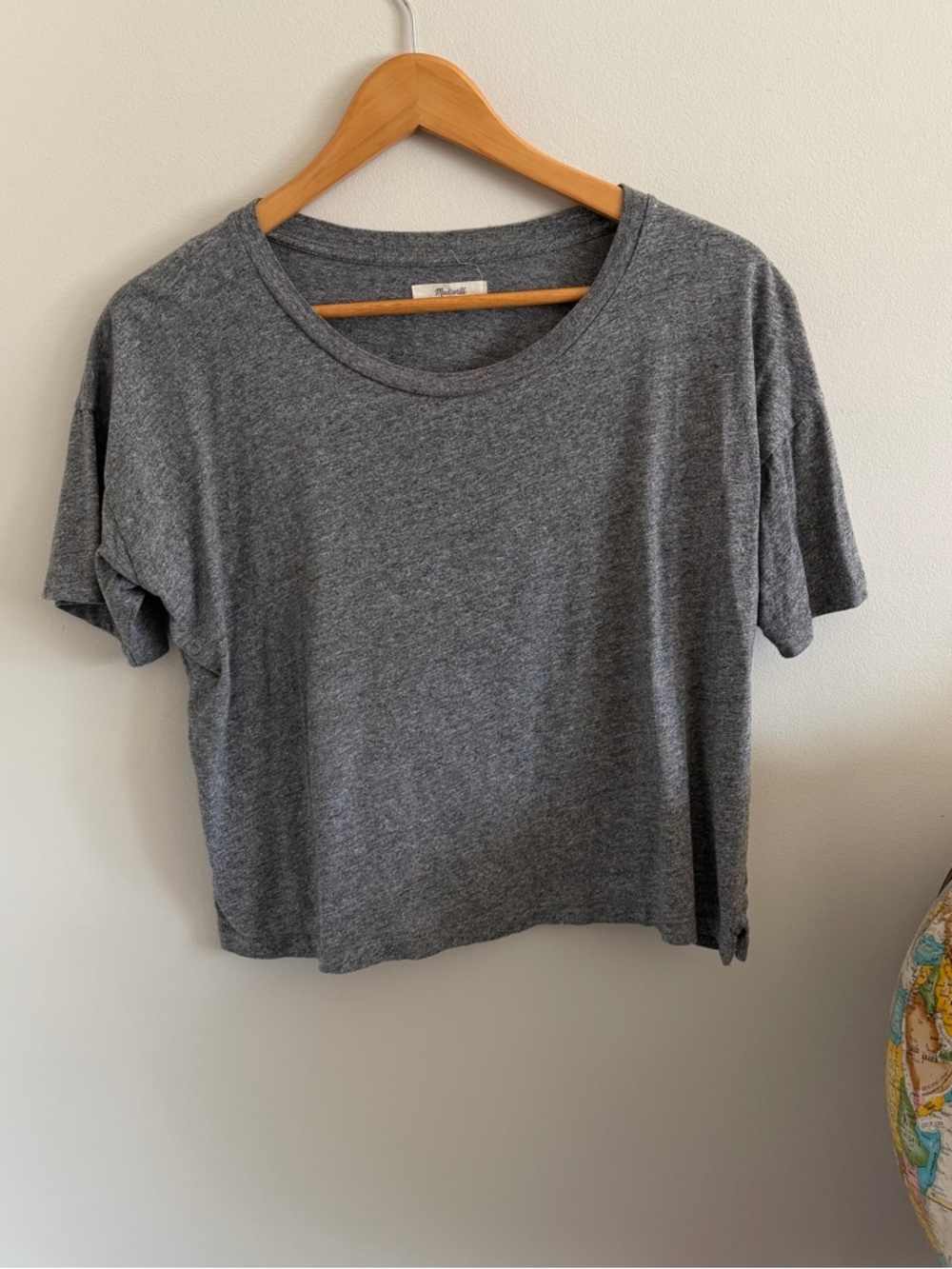 Madewell cropped boxy tee